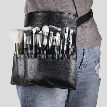 Многофункционална чанта водоустойчива здрава чанта за инструменти гримьор с поясным колан Държач за четки за грим козметични органайзер