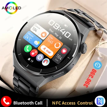 Новите смарт часовници с Bluetooth, се призовава за Huawei GT3 Pro, спортни фитнес тракер NFC с потребителския набор, мъжки часовник IP68, водоустойчив смарт часовник + кутия