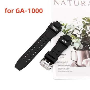 Каишка от каучук, подходящ за аксесоари за часовници Casio GW-4000 GA-1000 GW-A1000 GWA-1100 с мъжки и женски каишка