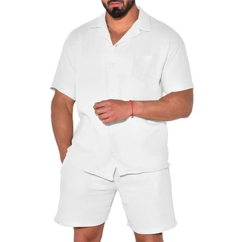 2023 мъжка лятна риза oem с къси ръкави, без всекидневни жилетка, риза, къси панталони, могат да бъдат персонализирани с лого