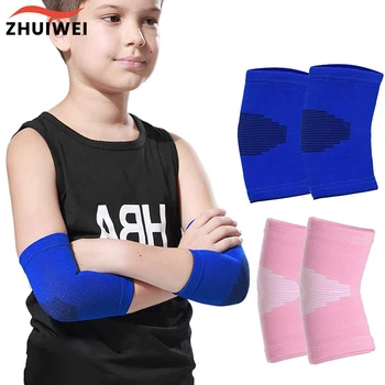 1 чифт детски потници налокотников, компресия ръкави за защита на ръцете от тендинита при волейбол, вдигане на тежести, тенис на маса