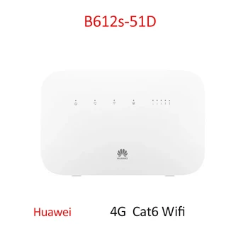 Отключени рутер Huawei B612 B612s-51d 4G LTE Cat6 300Mbs CPE Pk B310-518 Mf279 Рутер + 2 елемента 4G Антена