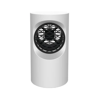 ОБЯВА-Домакински воздухонагреватель Преносими електрически нагревател вентилатор 2S Бързо загряване Настолен вентилатор за отопление на спални 400 W нагревателен дифузер