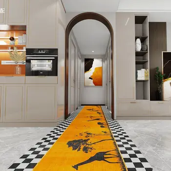 Модерен и луксозен килим за коридор, декорация на верандата, подложка за пода в лобито на хотела, дома мат, килими за хол, нескользящие стелки, адаптивни