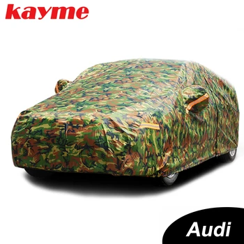 Kayme водоустойчив камуфляжные автомобил сеат открит слънцезащитен калъф за AUDI a4 b6 b7 b8 a3 a6 c5 c6 q5 q7