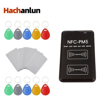 Восъчни IC/ID 13,56 Mhz RFID-четец за NFC с функция за пълно запис и декодиране на смарт карти, копирна машина за ключове PM5