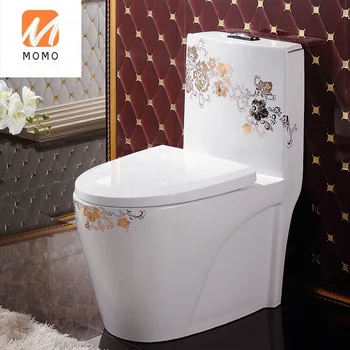 Мастилено-струен сифон за тоалетна, европейският керамични писоар за нормално вътрешни тоалетни за възрастни.Седалка за тоалетна с биологичния Тоалетна Closestool