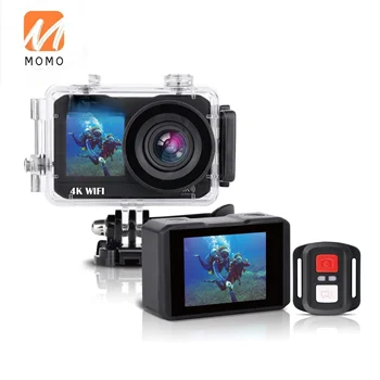 екшън-камера за 4k wifi с два екрана, екшън-камера, спортна камера на едро, благородна спортна камера