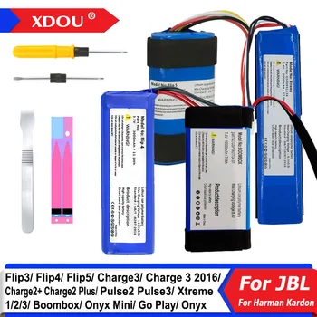Оригинална батерия XDOU За JBL Charge Flip Pulse Xtreme Boombox 1 2 3 4 5 За Harman Kardon Go Play Onyx Mini Speaker Bateria