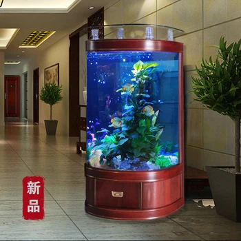 Подови хол, китайски лампа, луксозна къща, екологичен аквариум малкия и среден размер
