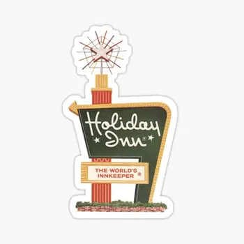 Символична знак Holiday Inn, 5 бр., автомобилни стикери за печат, cartoony аниме мотоциклет, декор, бутилки за вода, сладко забавно стая