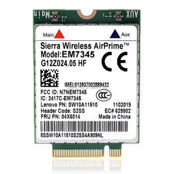 EM7345 GOBI5000 FRU: 04X6014 4G LTE/HSPA + 42M NGFF Безжична карта WWAN WIFI За Thinkpad X250 X1C W550 T450 X240 T440 L440 T440p