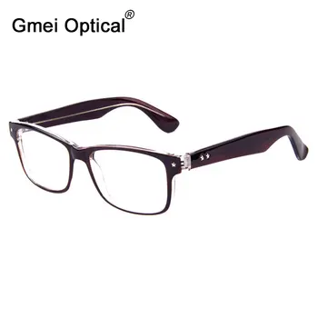 Gmei Оптична Мода Обли Очила С Пълна Рамки Рамки За Мъже Предписани Очила Със Звездите Дизайн Дамски Слънчеви Очила T8001