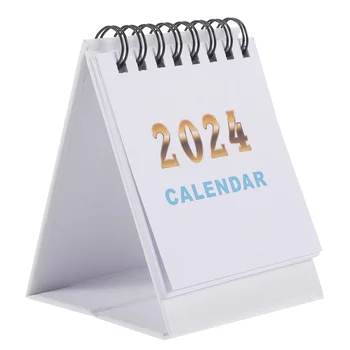 2024 Мини настолен календар Настолен Изискан удобен за всеки ден Креативен интериор