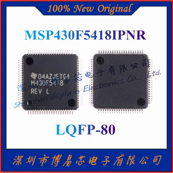 НОВ MSP430F5418IPNR MSP430F5418IPN с 128 Kb флаш памет, 16 Kb оперативна памет, 12-битов ADC, 2x USCI и 32-битов чип се умножи по ТВ, LQFP-80