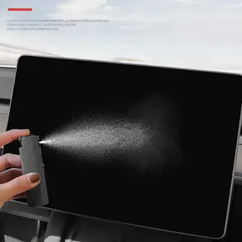 Спрей за премахване на прах за почистване на автомобил Tesla Model3/Y, спрей за почистване на стъкло на екрана, артефакт, автоматично пречистване на екрана, спрей за екрана на компютъра