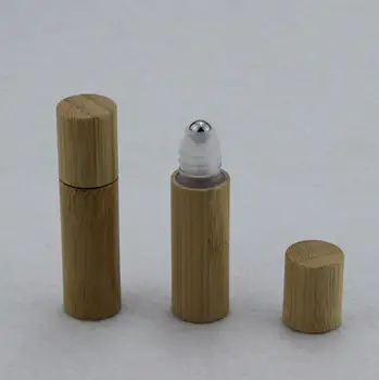 5 мл от бамбук преобръщане на пластмасовия флакон за парфюм, празни бутилки, за лосион и козметика за етерично масло LX1322