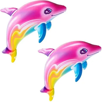 85 см надуваем басейн с делфини плажна пръстен за плуване, Детски игрални играчки Плувен басейн на въздушна възглавница Играчки за водни спортове