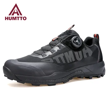 Мъжки маратонки HUMTTO, дишаща мъжки спортни обувки за бягане, луксозен дизайнерски, спортни обувки за бягане, ежедневни черни амортизационен маратонки
