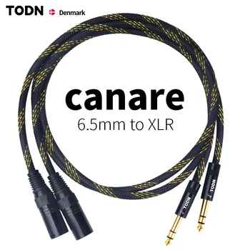 Canare Стерео Мини Мъжки 6,5 мм към XLR Женски 3-пинов аудио кабел За iPhone смесване конзоли Усилвател смесителен Пулт и Микрофон 1,5 м, 3 м и 5 м