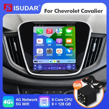 ISUDAR Android 12 Радиото в автомобила На марката Chevrolet Cavalier 2015-2018 Авто Мултимедиен Плейър 2 Din Tesla Оттичане GPS Carplay Стерео DVR