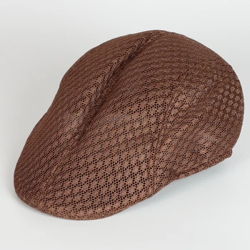 класическа мода мъжка шапка-барета за вестникарче, художник, обичай шапки с бръшлян