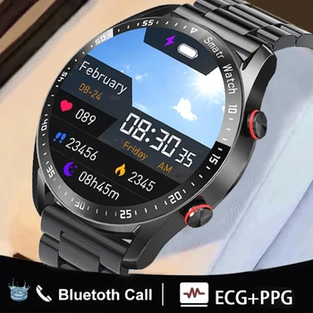 Новите смарт часовници HW20 за мъже, ЕКГ + ТОЧКИ, умен часовник, водоустойчив, Bluetooth, разговори, наблюдение на сърдечната честота, напомняне съобщения, спортни часовници за мъже