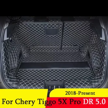 Кожени Постелки за багажник на Кола Товари за Chery Tiggo 4 e 5x Pro DR 5.0 2022 2023 2021 Подложка за задния багажник, Аксесоари Catpet