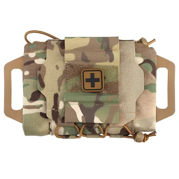 Чанта Molle IFAK, Военно-Тактическа Чанта за оказване на първа помощ, Двухсекционный Системен Медицински комплект, Чанта за бързо внедряване, Чанта за спешна медицинска помощ, Външна Спешна Чанта