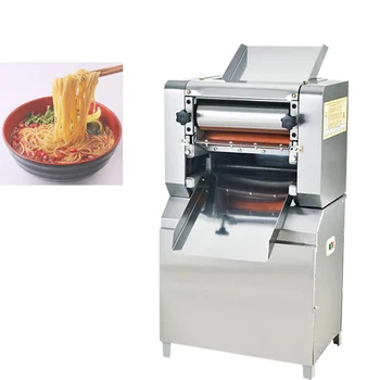 Битова машина за пресоване на юфка, електрическа малка машина за приготвяне на спагети от неръждаема стомана и многофункционална търговска машина за раскатки юфка