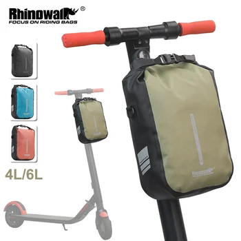 Rhinowalk, 100% водоустойчива чанта за електрически скутери, аксесоари, 4Л /6L, быстросъемный пакет за електрически превозни средства, резервни части за вилици наем