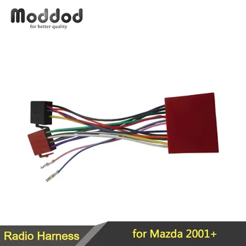 Адаптер окабеляването на ISO за Mazda 2001 + стерео кабел, вторичен пазар, радио, жак адаптер