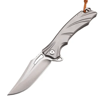 Сгъваем нож M390 нож от титанова сплав дръжката е от титанова сплав Походный нож за плодове EDC инструментален нож