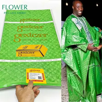 Най-новата лъскава тъкан Basin Riche за мъже или жени на Мали, шиене на булчински облекла, висококачествени дантела Broder Riche за вечерни дантела
