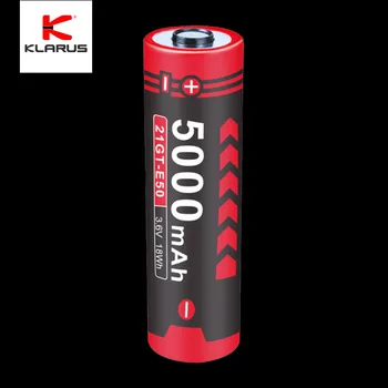 Батерията за фенерчето Klarus 21GT-E50 21700, Продължителен разряд 3,7 5000 ма 15А, вградена защита от късо съединение за XT21C, E3
