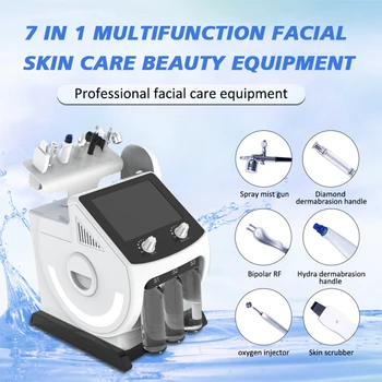 2023 най-Новата технология 7 в 1 преносима машина за дълбоко почистване на подмладяване на кожата на лицето Hydra Proffessiona Обзавеждане за салони за красота