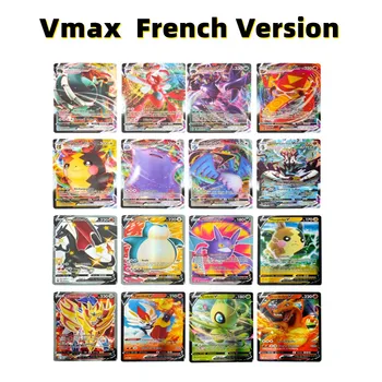 Френски карти Pokemon 2021 Новост с Надпис GX TAG TEAM VMAX Енергийни Холограма Ухилен карти, които Играят в Любими игри