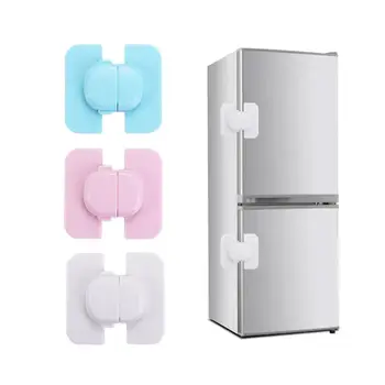 1 бр. система за заключване на вратите за дома хладилника, предпазни ключалки за кабинет за деца, аксесоари за защита на ръцете от скоби