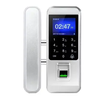 Приложение Биометрични заключване на пръстови отпечатъци, цифрова парола, за радиочестотна идентификация, електронен умен заключване, контрол на достъпа до стъклената врата