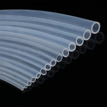 1 М / 5 М, 10 М, хранително-вкусовата прозрачен маркуч от силиконов каучук 4 5 6 7 8 9 10 11 12 14 16 гъвкава силиконова тръба външен диаметър mm
