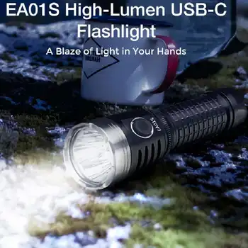 Astrolux EA01S 4 * XHP50.2 led фенер Мощен 11000ЛМ ултра ярък led фенер на далечни разстояния 400 м акумулаторна тактически фенер