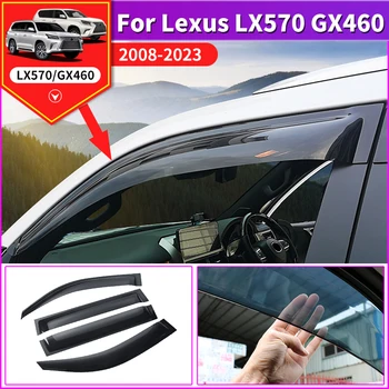 Дефлектор на Странично стъкло на превозното средство За Lexus LX570 GX460 GX400 2008-2022 2021 Актуализирани Външни Аксесоари, за Защита От Дъжд Козирка Дефлектор