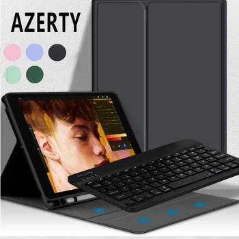 Калъф-клавиатура AZERTY за Samsung Tab A8 2022 A7 10,4 Калъф-клавиатура за Tab S8 T870 S7 X700 S6 Lite AZERT Keyboard