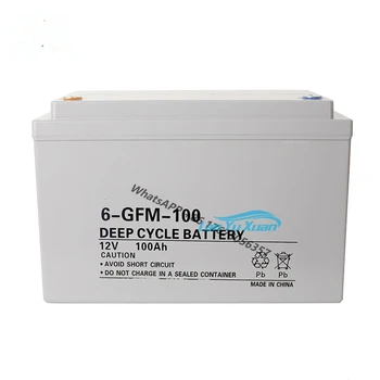 10 броя акумулаторни батерии 12V 100ah 150ah 200ah 250ah Безплатна гел батерия за фотоволтаична система